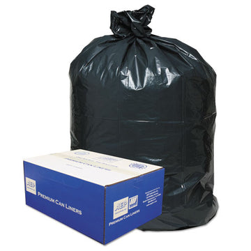Classic Linear Low-density Can Liners, 60 Gal, 0.9 Mil, 38" X 58", Black, 100-carton freeshipping - TVN Wholesale
